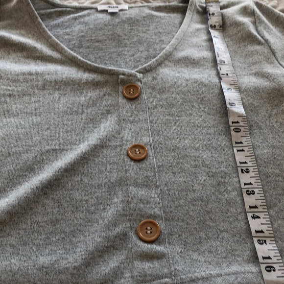 5/25🌻Super soft cozy Ardene long sleeve crop top M - Picture 5 of 5